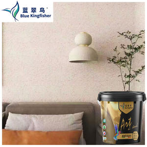 Peinture murale <span class=keywords><strong>effet</strong></span> pierre texturée - Revêtement étanche et brillant à faire soi-même pour la décoration murale intérieure - Product Image 1