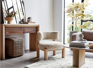 Sassanid OEM norteamericano más popular sala de estar reconfortante asiento <span class=keywords><strong>Harper</strong></span> Shearling Accent silla - Product Image 6