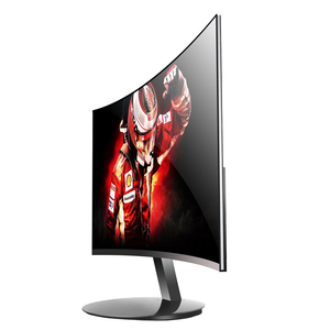 จอภาพโค้งสีดำขนาด24นิ้วจอภาพคอมพิวเตอร์สำหรับเล่นเกม Tft สำหรับอินเทอร์เน็ตคาเฟ่อัตราการรีเฟรช2 Ms - Product Image 3