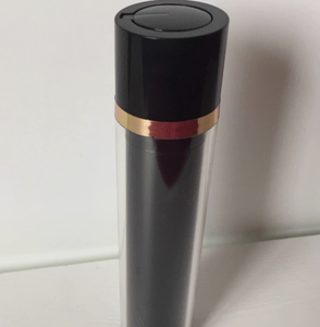 15ml 30ml 50ml lujo negro oro plástico bomba cosmética botella giratoria Twist-up diseño para crema facial cuidado de la piel suero loción - Product Image 4