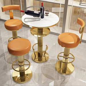 <span class=keywords><strong>Table</strong></span> de <span class=keywords><strong>cocktail</strong></span>/bar de luxe en acier inoxydable moderne et durable de haute qualité pour la maison Bar Restaurant Hôtel Location d'événements de mariage - Product Image 1
