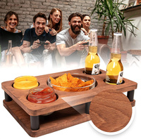 Cadeau pour homme Plateau pour canapé Étagère pour distributeur de snacks Porte-boisson Organisateur de canapé Bar