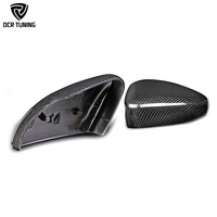Cubierta de Espejo Retrovisor de Fibra de Carbono Real para Volkswagen VW POLO 2014-2018, Carcasa de Reemplazo para Espejo Lateral de Coche