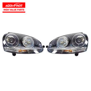 Pour <span class=keywords><strong>Volkswagen</strong></span> <span class=keywords><strong>Golf</strong></span> 5 MK5 2003-2009, ensemble de phares gauche et droit, remplacement, 1K6941039A - Product Image 1