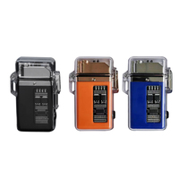 Briquet électrique rechargeable USB, étanche et lavable, à arc plasma moderne sans flamme, pour le camping en extérieur