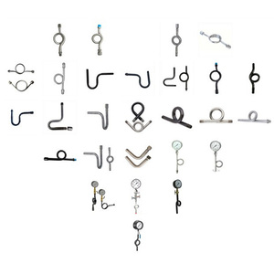 Accesorios para Manómetro de Presión de Sifón, Conexión de Tubo Roscado NPT en Forma de U de Acero al Carbono, Tamaño <span class=keywords><strong>1</strong></span>/2\", 150 Bar - Product Image 5