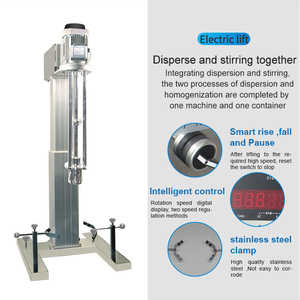 Homogénéisateur émulsifiant à cisaillement élevé de laboratoire 50L avec levage - Product Image 5