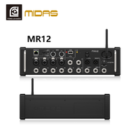 Mezclador de Audio Profesional de 30W con 12 Canales de Entrada, 99 Efectos DSP e Interfaz USB/Wi-Fi