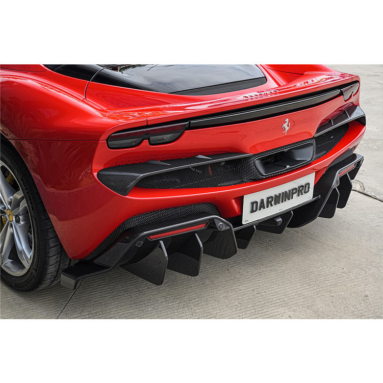 IMP Carbon Fiber Rear Diffuser for 296 GTB GTS Type F171