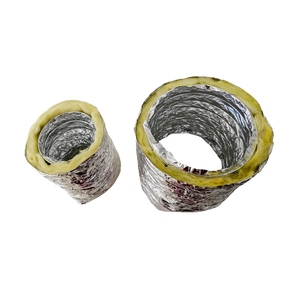 Conducto Flexible de Aluminio con Aislamiento de Lana de Vidrio de 25 mm para una Distribución Eficiente del Aire Acondicionado - Product Image 4
