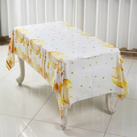 Nappe de table jetable en plastique Microstar Ramadan, imprimée, anti-huile, imperméable, pour les fournitures de fête musulmane Eid Mubarak