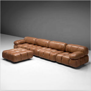 Bộ ghế sofa phòng khách kiểu Ý hiện đại, làm theo yêu cầu của nhà sản xuất, chất liệu da, kiểu dáng Mario Bellini, thiết kế mô đun, kết hợp nhiều món. - Product Image 2