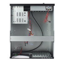 Penjualan laris Dual COM Port Server PC casing dinding industri Atx Server Chassis
