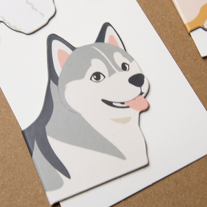 Kawaii Dog Pet Anime Cổ Điển Thăng Hoa Dễ Thương Bán Buôn Số Lượng Lớn Tùy Chỉnh Từ Gấp Bookmark Gói Với Màu Sắc Pastel Phim Hoạt Hình - Product Image 5