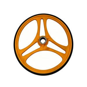 Roue d'entraînement à friction en caoutchouc FT853 de 580*50*34mm, 587mm, 588mm, pièces de rechange pour rouleau de main courante d'escalator <span class=keywords><strong>Thyssen</strong></span> - Product Image 2