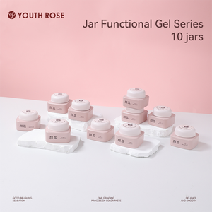Youth Rose Esmalte de <span class=keywords><strong>Uñas</strong></span> en Gel en Lata 18g, Gel Constructor <span class=keywords><strong>Base</strong></span> y Top Coat, Gel Endurecedor para Extensión de <span class=keywords><strong>Uñas</strong></span>, Gel de Modelado No Pegajoso para Salón - Product Image 6