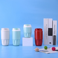 Mug de voyage classique réutilisable en acier inoxydable, tasse thermique isolée sous vide avec couvercle à ouverture rapide à une main et joint d'étanchéité anti-fuite