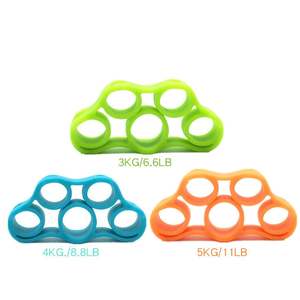 Gripper Silicone Finger <b>Exercise</b> Hand Grip Strength Trainer Resistance <b>Bands</b> Loop Customized Color Fitness - Product Image 6