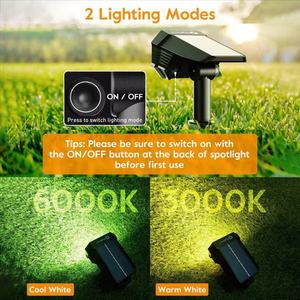 Projecteur solaire LED d'extérieur Northland Cold White IP65 étanche, réglable, pour jardin et pelouse - Product Image 5