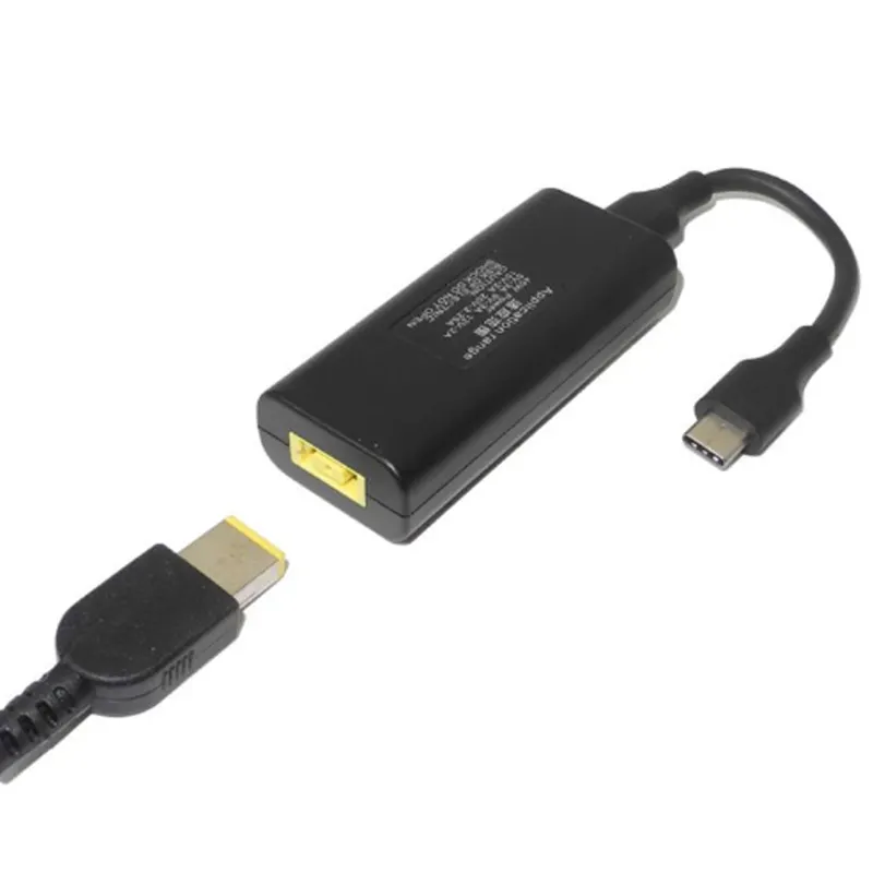 Evse Type-C Chuyển Đổi DC USB Nam Sạc Điện Chuyển Đổi Kết Nối Bộ Chuyển Đổi Đối Với Lenovo Dell HP Máy Tính Xách Tay Asus Adapter 20V 3.25A