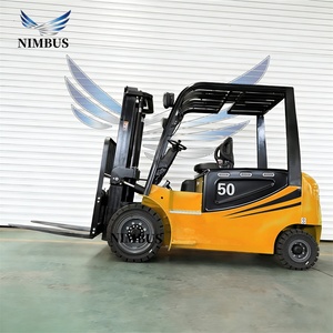 Carrello Elevatore Elettrico NIMBUS Nuovo Modello <span class=keywords><strong>5</strong></span> Tonnellate con Posizionatore Forche Opzionale, Sedile Ammortizzato, per Trasferimento Merci in Parcheggio - Product Image 4