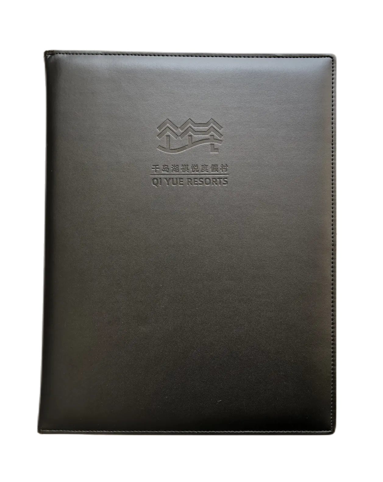 Folder Embossing A4 Pemegang Dokumen, Folder Tampilan Presentasi Kustom Pengatur A4 Buku Panduan Tamu Hotel