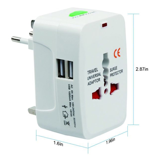 International Travel Adapter Electric Plug Power Socket USB Charger Converter Universal for EU UK US AU Universal Travel Adapter
