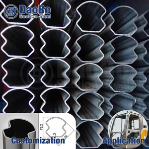 Tuyau en <span class=keywords><strong>acier</strong></span> noir profilé ERW soudé, fabrication Daobo, pour la construction, les machines d'ingénierie, <span class=keywords><strong>acier</strong></span> spécial, <span class=keywords><strong>vente</strong></span> chaude au Moyen-Orient - Product Image 2