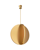 Minimaliste rond géométrique décoration de la maison bar éclairage lustre rétro Restaurant cuisine Led or suspension