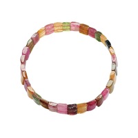 Bracelet en tourmaline colorée Ximang Ximang du Brésil pour femme, vente en gros d'usine, génération S3021105