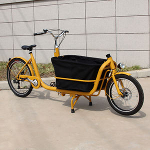 Vélo de luxe chinois Long John à 2 roues, vélo cargo électrique, vélo électrique à chargement frontal, vélo de marchandises à <span class=keywords><strong>deux</strong></span> roues <span class=keywords><strong>pour</strong></span> les <span class=keywords><strong>personnes</strong></span> - Product Image 1