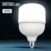 Ampoules LED E27 220V-240V en gros, tubes LED 48W de type T140, corps en aluminium et culot E27
