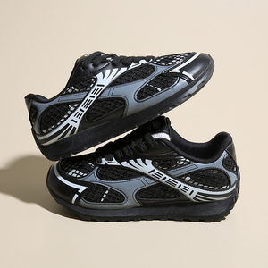 Zapatillas de deporte de diseñador de alta calidad para mujer, zapatos de estilo para caminar iluminados para otoño, zapatillas ligeras de PU a la moda, Dropshipping - Product Image 3