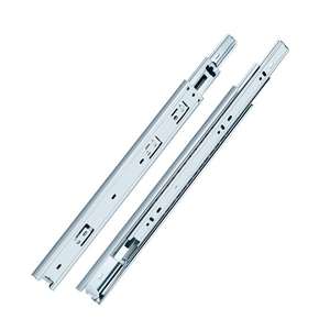 Glissière de tiroir télescopique à fermeture douce et extension totale, robuste, avec roulement à billes en bois, pour chambre et usage extérieur - Product Image 3