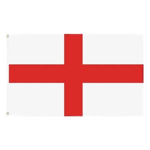 Pronto per la spedizione all'ingrosso a buon mercato singolo strato 3 x5ft 68D 100% poliestere con 2 occhielli bandiera nazionale Inghilterra consegna veloce - Product Image 1