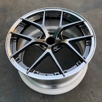 168 Ruedas Forjadas de Aleación 6061-t6 de Dos Piezas Personalizadas 5x98 5x110 5x112 5x130 para Alfa Romeo Mercedes C63 E63 S63 Audi de 18 19 20 Pulgadas