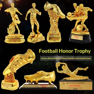 Trofeo <span class=keywords><strong>di</strong></span> Calcio in Resina Sabbiato con Stampa <span class=keywords><strong>a</strong></span> Colori Personalizzata per Premi Torneo Miglior Marcatore - Product Image 2