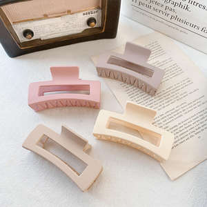 Yiwu futian बाजार थोक 10.5 cm कस्टम महिलाओं लड़कियों प्लास्टिक बाल पंजे Headwear बड़े आकार बाल के लिये कांटा केकड़ा बाल क्लिप - Product Image 3