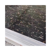 Panneau mural moderne en carbone imperméable pour villa, imitation marbre sans joint, panneau UV en PVC, épaisseur personnalisable, ignifuge