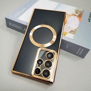 <span class=keywords><strong>Funda</strong></span> de <span class=keywords><strong>silicona</strong></span> suave magnética transparente para <span class=keywords><strong>Samsung</strong></span> para Galaxy S23 S22 <span class=keywords><strong>S21</strong></span> <span class=keywords><strong>Ultra</strong></span> Plus S21Plus cubierta de cámara completa electrochapada - Product Image 5