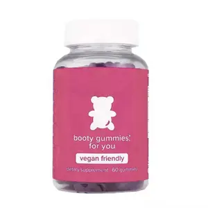 Süper Vegan dostu kalça ganimet Gummies Berry lezzet vücut katkı güçlü saç kalça ganimet Gummies