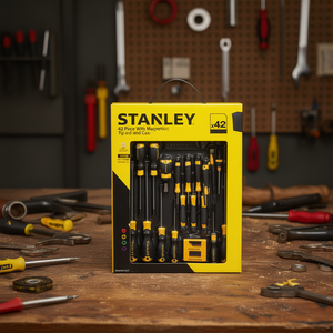 Jeu de tournevis Stanley 42 pièces avec embout magnétique et étui de rangement - Product Image 3