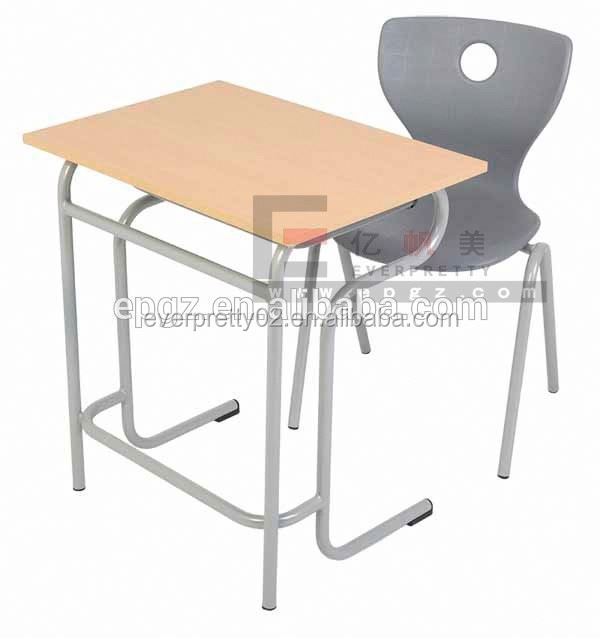 Dubaï en plastique table pliante et chaise, assembler étudiant table et chaise