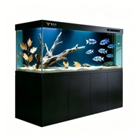 Pompes à eau pour aquariums 100-200 gallons, filtre sous-marin en verre ultra-blanc rectangulaire, moderne, écologique, intelligent, pour salon et chambre