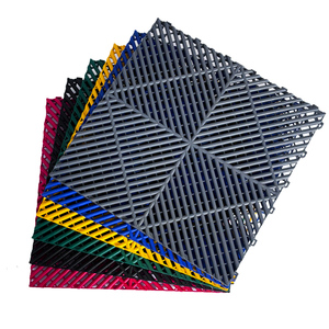Baldosas modulares de plástico PP PVC para garaje Baldosas de plástico entrelazadas - Product Image 1