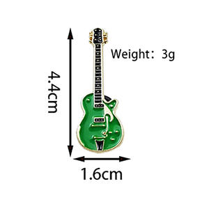 ชุดเข็มกลัดเคลือบลายเครื่องดนตรีแบบกำหนดเอง น่ารัก รูปกีตาร์ เบส เชลโล ไวโอลิน สำหรับคนรักดนตรี ของขวัญเครื่องประดับ - Product Image 6