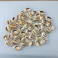 Vente en gros de cauri doré taillé jaune artisanal fait à la main conque escargot 2-2.5cm en stock pour décorations de bijoux