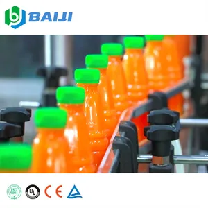 Plastic pet bottle 3 in 1 mango orange juice bottling production line fruit juice hot filling machine