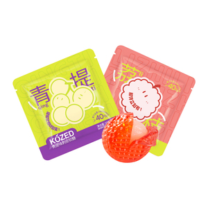 กัมมี่เคี้ยวหนึบ รสเปรี้ยวหวาน โคเซด พีลเบิล ชูวี ซอฟท์กัมมี่ 20 รสผลไม้ ฮาลาล รสชาติจากน้ำผลไม้แท้ ขนมสำหรับงานปาร์ตี้ ขายส่งแบบยกกล่อง 80 กรัม รูปทรงกลม - Product Image 2