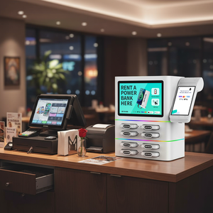 8-khe cắm điện thông minh ngân hàng chia sẻ trạm với POS thiết bị đầu cuối cho thẻ tín dụng cho thuê - Product Image 5